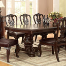  Furniture of America Bellagio CM3319T-7PC-FABRIC 7 Pc Dining Table Set IMAGE 9