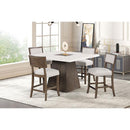  Furniture of America Grasten FM3332DB-PT-5PC 5 Pc Counter Height Table Set IMAGE 1