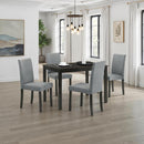  Furniture of America Worland FM32003ES-T-5PC 5 Pc Dining Table Set IMAGE 1