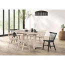  Furniture of America Hines FM3101NT-OT Oval Dining Table IMAGE 2