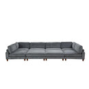  Furniture of America Dagenham FM6800GY-B Sectional IMAGE 2