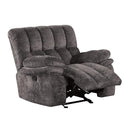 Furniture of America Hieronymus FM64001DG-CH-M Manual Glider Recliner IMAGE 1
