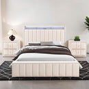 Furniture of America Farese SL7001BG-Q-3PC-2NS Queen Bed with 2 Nightstands IMAGE 1