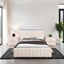  Furniture of America Farese SL7001BG-Q-3PC-2NS Queen Bed with 2 Nightstands IMAGE 2