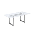 Furniture of America Silvestri FM37000SV-T-5PC 5 Pc Dining Table Set IMAGE 2
