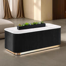  Furniture of America Virden FM47000BK-C Rectangle Cocktail Table IMAGE 1