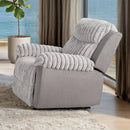  Furniture of America Dionysus FM64004GY-CH-M Manual Glider Recliner IMAGE 1