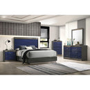  Furniture of America Hartlepool FM7250BL-Q-BED Queen Bed IMAGE 2