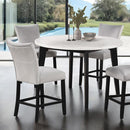  Furniture of America Sabro FM3330BK-PRT-TABLE Round Counter Height Table IMAGE 1