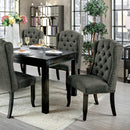  Furniture of America Sania CM3324BK-T-84-GY-9PC 9 Pc Dining Table Set IMAGE 1