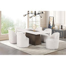  Furniture of America Grasten FM3332DB-T-TABLE Dining Table IMAGE 4