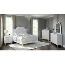  Furniture of America Swindon FM74007WH-N Nightstand with LED IMAGE 2