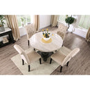  Furniture of America Elfredo CM3755RT-5PC-IV 5 Pc Dining Table Set IMAGE 6