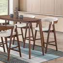  Furniture of America Ebikon FM3211WN-PT-5PC 5 Pc Counter Height Table Set IMAGE 2