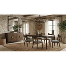  Furniture of America Clarksburg FM39018WN-SV Server IMAGE 2