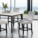  Furniture of America Sabro FM3330BK-T-7PC 7 Pc Dining Table Set IMAGE 2