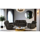  Furniture of America Dionysus FM64003BR-CH-M Manual Glider Recliner IMAGE 2