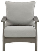 Visola - Lounge Chair With Cushion (Set of 2) - Gray