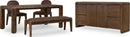 Xolani - Rectangular Acacia Wood Leg Table - Impala