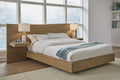 One - Coastal Modern Live Edge Wall Bed With Floating Nightstands