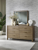 Morris - 6 Drawer Dresser - Claystone