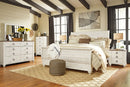 Willowton - Five Drawer Chest - Brown / Beige / White