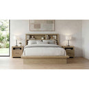  Coaster Furniture Hendricks 222650Q Queen Bookcase Headboard Platform Bed - Light Oak IMAGE 7