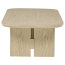  Coaster Furniture Kailani 706588-S3 3-piece Coastal Coffee and End Table Set - Beige Oak IMAGE 4