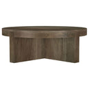 Coaster Furniture Kinkaid 710138-S3 3-piece Solid Wood Coffee and End Table Set - Brown IMAGE 3