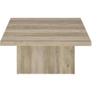  Coaster Furniture Devar 710878-S3 3-piece Square Coffee End Table Set - Distressed Pine IMAGE 9