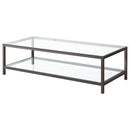  Coaster Furniture Trini 720228-S3 3-piece Coffee and End Table Set - Black Nickel IMAGE 4