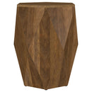  Coaster Furniture Zalika 724188-S3 3-piece Solid Wood Coffee and End Table Set - Natural IMAGE 4