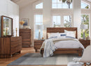 Ocean - Two Drawer Solid Wood Nightstand - Natural Sengon