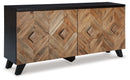 Robin Ridge - Accent Cabinet - Brown / Beige