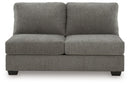 Clarington - 2 Pc. - 3-Piece Sectional And Oversized Ottoman - Greystone