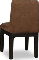 Zamba - Chenille Upholstered Acacia Wood Dining Chair (Set of 2) - Pineapple And Jaguar