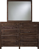 Townsend - Eight Drawer Solid Wood Dresser - Java (2024)