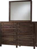Townsend - Eight Drawer Solid Wood Dresser - Java (2024)