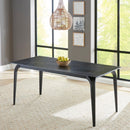 Nicoya - Stone Top And Metal Base Rectangular Dining Table