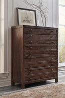 Townsend - Five Drawer Solid Wood Chest - Java (2024)