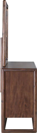 Sol - Six Drawer Acacia Wood Dresser - Brown Spice