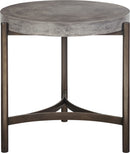 Lyon - Round Concrete And Metal Table