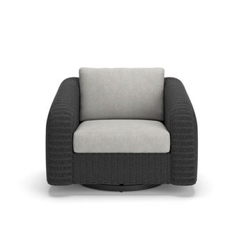 Baymont Cove - Swivel Glider Chair With Cushion - Gray