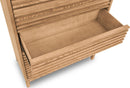 Tanner - Five Drawer Ash Wood Chest