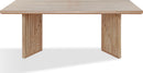 Sumner - Double Pedestal Oak Dining Table - Natural