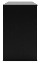 Finch - Six Drawer Dresser - Black