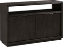 Oxford - 54" Solid Wood Media Console - Basalt Gray