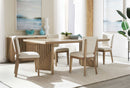 Sumner - Double Pedestal Oak Dining Table - Natural