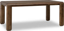 Xolani - Rectangular Acacia Wood Leg Table - Impala
