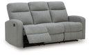 Gauntlet - 2 Pc. - Reclining Sofa And Loveseat - Sterling